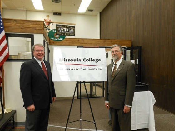 Missoula College Sign Missoula College sign