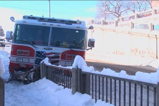 fire truck guard rail fire truck and guard rail