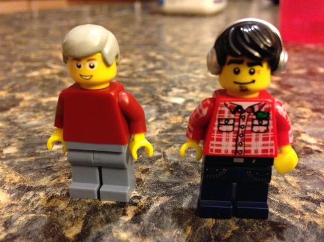 Peter Christian and Jon King ala Lego Peter Christian and Jon King ala Lego